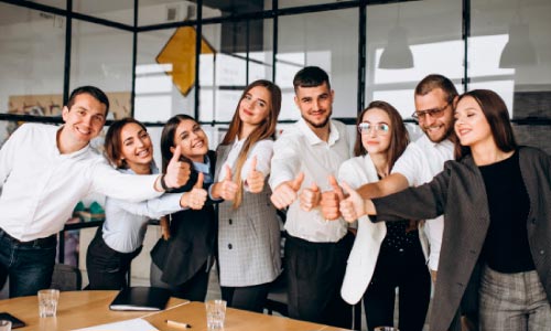 time engajado com saúde mental no trabalho