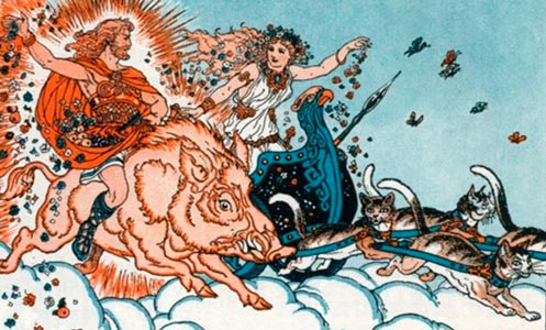 Frey Freyja deuses nórdicos