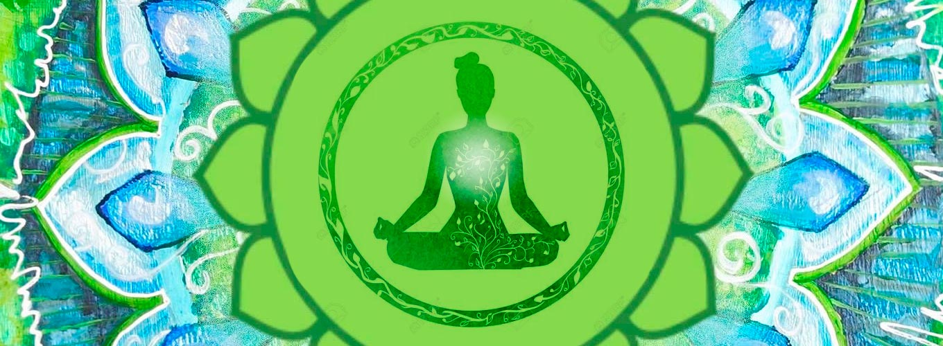 como ativar a glândula Timo - ilustração da meditação ativação anahata chakra