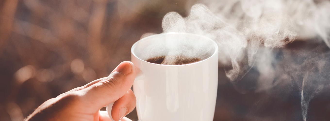 manh, café e bons pensamentos