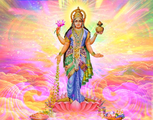 deusa indiana lakshmi - deusas da prosperidade