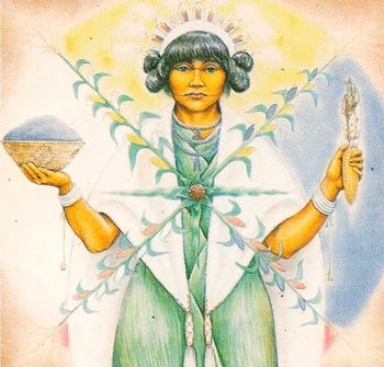 Oráculo da Deusa: Mulher do Milho - Alimento