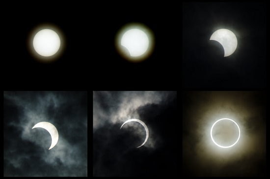 eclipse lunar - tipos 
