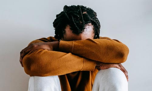 homem com depressão