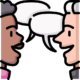 ícone de Ter uma comunicação assertiva