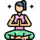 ícone de pratique a meditação