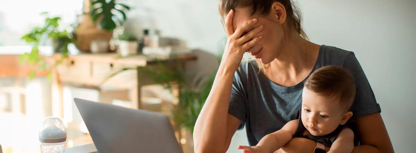 imagem de burnout materno o que é e como lidar